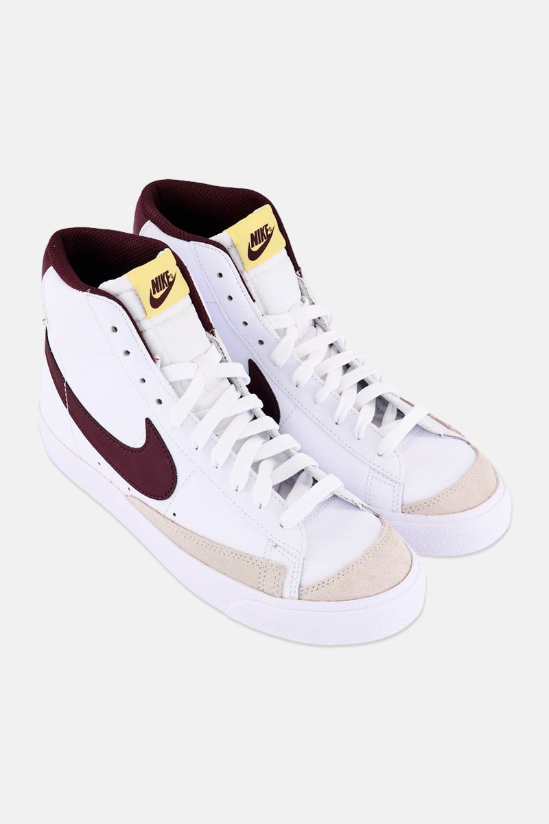 Nike Kids Boy Nike Blazer Mid 77 Lace Up Outdoor Shoes, White - Image 4